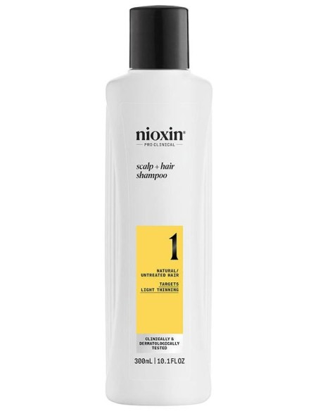 Sistema 1 - Champú - Cabello Natural Con Debilitamiento Leve 300 Ml