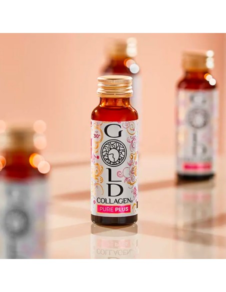 Gold Collagen Pure Plus 3x10 Frascos Monodosis 50 ml ¡Triplo!