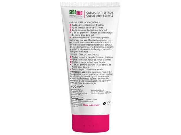 Sebamed Pieles Sensibles Crema Anti-Estrías 200Ml