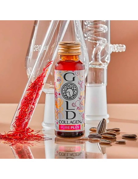 Gold Collagen Pure Plus 3x10 Frascos Monodosis 50 ml ¡Triplo!