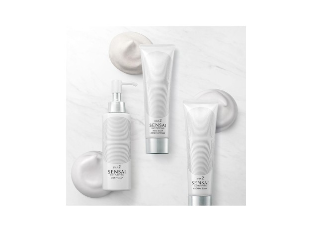 Kanebo Sensai Silky Purifying Milky Soap Step 2...