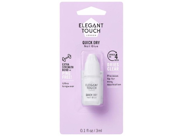 Elegant Touch Protective Nail Glue Clear 3Ml