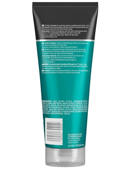 John Frieda Luxurious Volume Acondicionador Volumen 250Ml