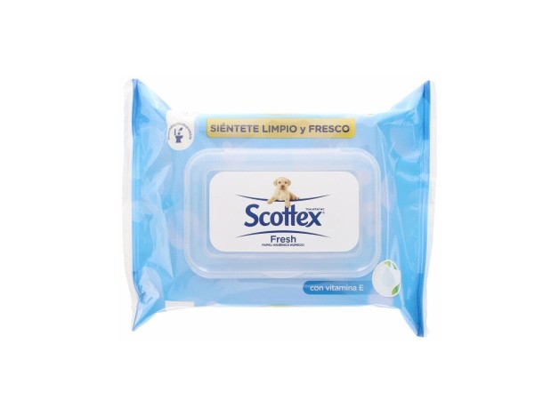 Scottex Papel Higiénico Húmedo Original,...