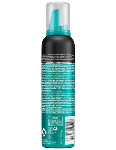 John Frieda Volume Lift Espuma Volumen 200Ml