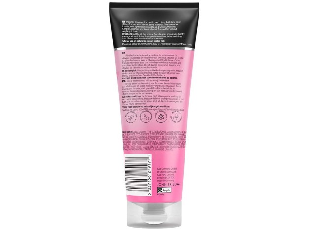 John Frieda Vibrant Shine Shampoo 250Ml