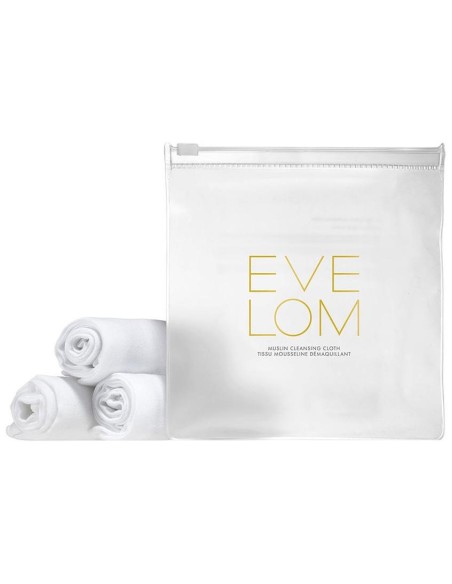 Eve Lom Muslin Toallita Limpiadora Facial 3Uds
