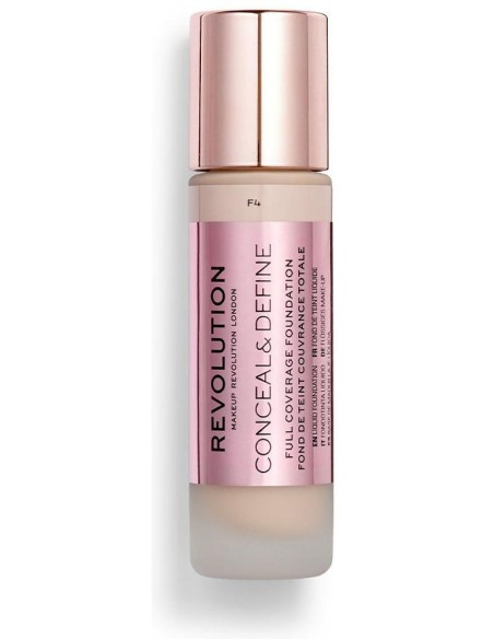 Make Up Revolution Conceal %26 Define Full Foundation F4 23Ml