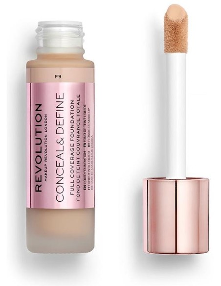 Make Up Revolution Conceal %26 Define Full Foundation F9 23Ml