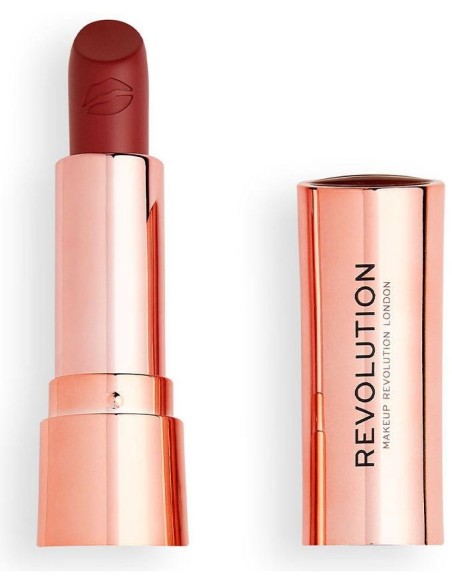 Make Up Revolution Satin Kiss Lipstick Rose 3_5G