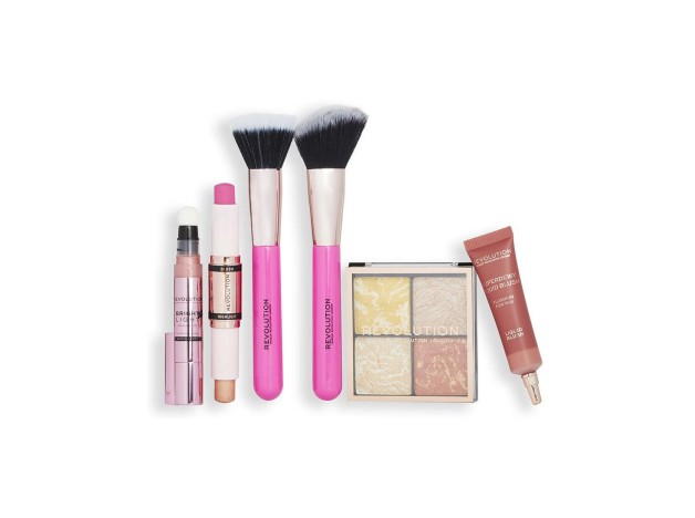 Makeup Revolution Blush %26 Glow Set 6Uds