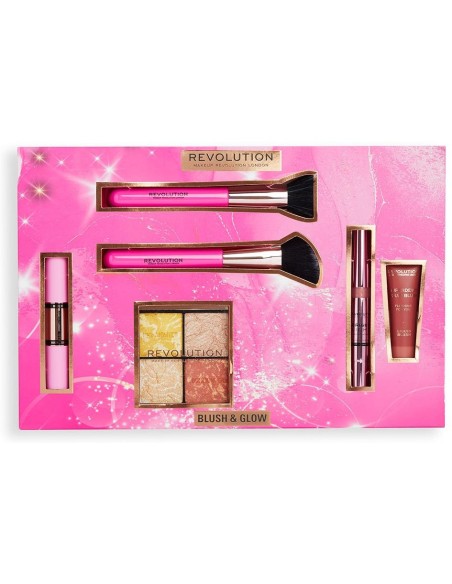 Makeup Revolution Blush %26 Glow Set 6Uds