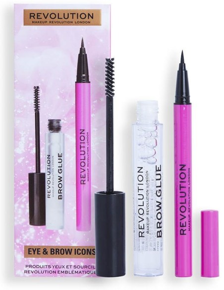 Makeup Revolution Eye %26 Brow Icons Set 2Uds