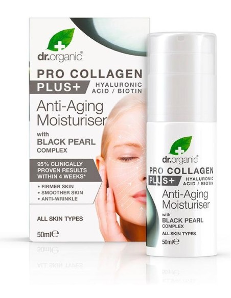 Crema Antiedad Pro-Collagen Plus Perla Negra 50Ml.