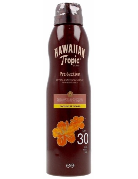 Hawaiian Tropic Protective Aceite Seco Coco Mango Spf30 180Ml