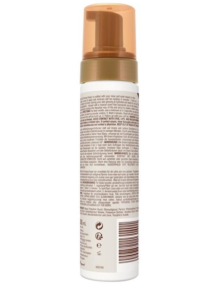 Hawaiian Tropic Self Tan Espuma Borradora Bronceado 200Ml