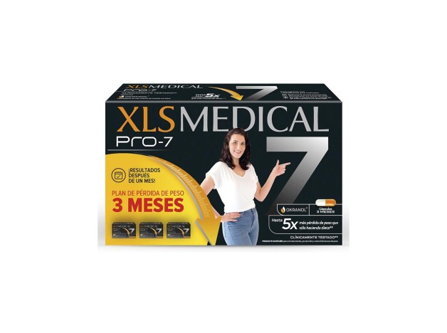 Xls Medical Pro-7 Captagrasas Pack 540 Cápsulas