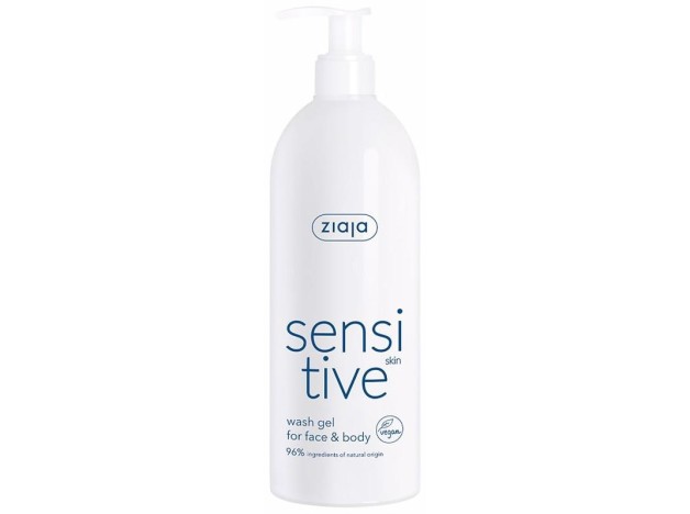 Sensitve  Gel Limpiador Rostro Y Cuerpo Para...