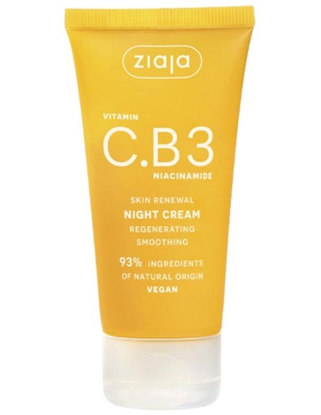 Vitamina C.B3 Niacinamida Crema Facial De Noche Regeneradora 50 Ml