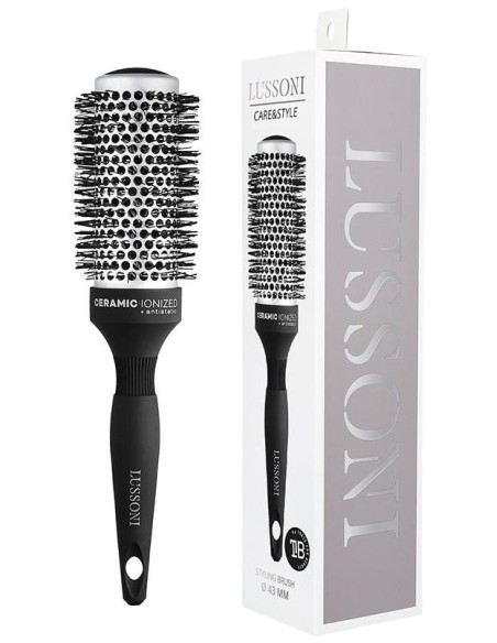 Lussoni Care %26 Style Round Silver Styling Brush 43Mm 1Ud