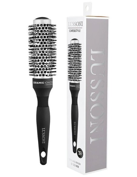Lussoni Care %26 Style Round Silver Styling Brush 33Mm 1Ud