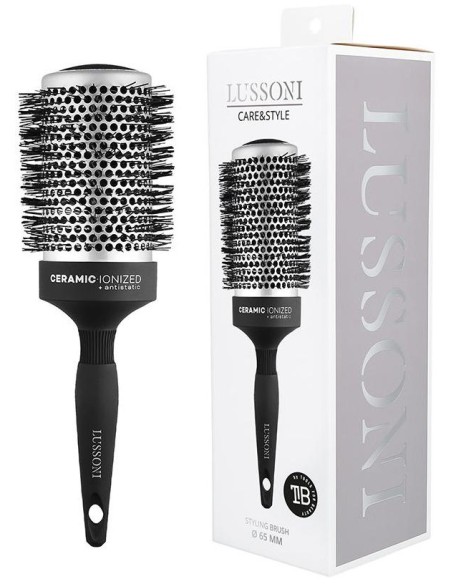 Lussoni Care %26 Style Round Silver Styling Brush 65Mm 1Ud
