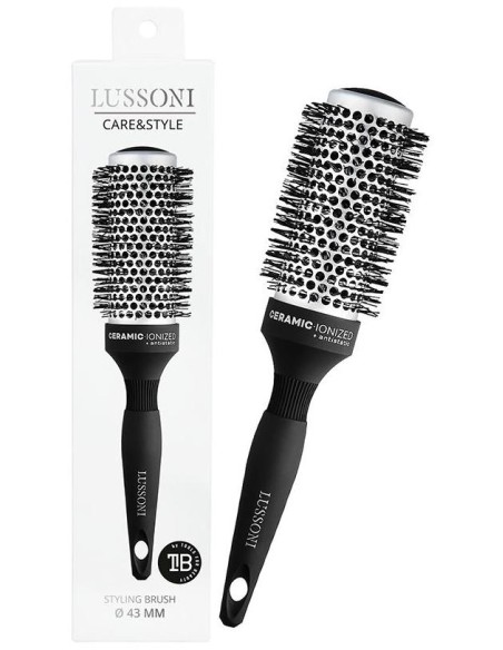 Lussoni Care %26 Style Round Silver Styling Brush 43Mm 1Ud