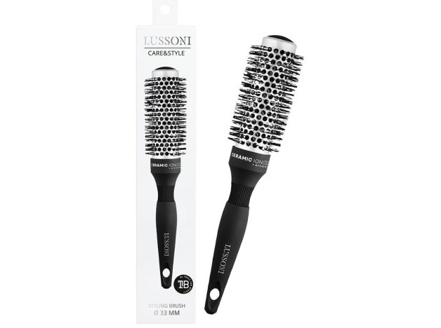 Lussoni Care %26 Style Round Silver Styling...