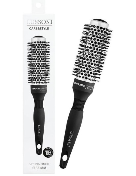Lussoni Care %26 Style Round Silver Styling Brush 33Mm 1Ud