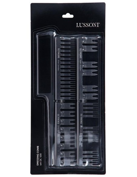 Lussoni Juego De Peines 500 Lote 5 Pz