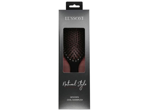 Lussoni Natural Style Wooden Oval Hairbrush 1Ud