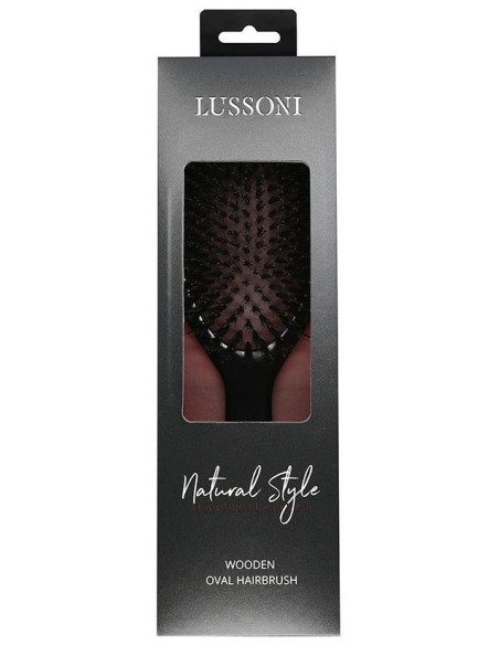 Lussoni Natural Style Wooden Oval Hairbrush 1Ud