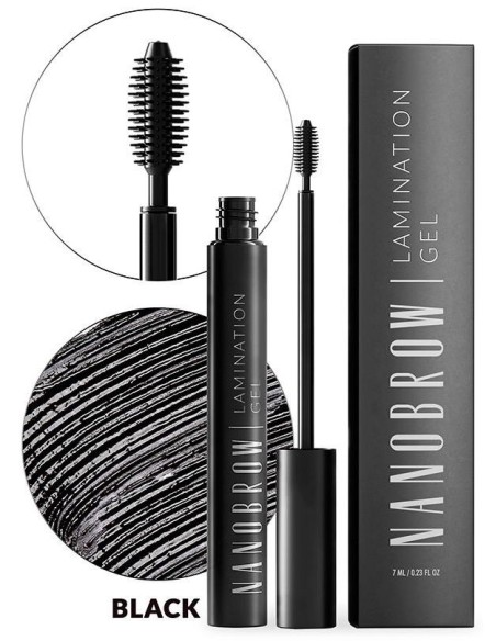 Nanobrow Lamination Gel Black 7Ml