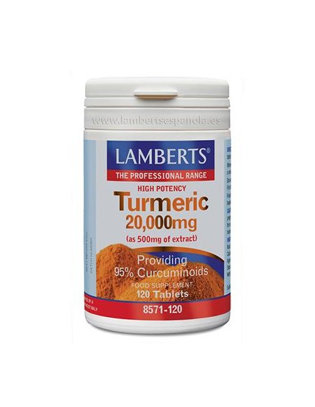 Lamberts Cúrcuma 20.000 mg 120 Tabletas