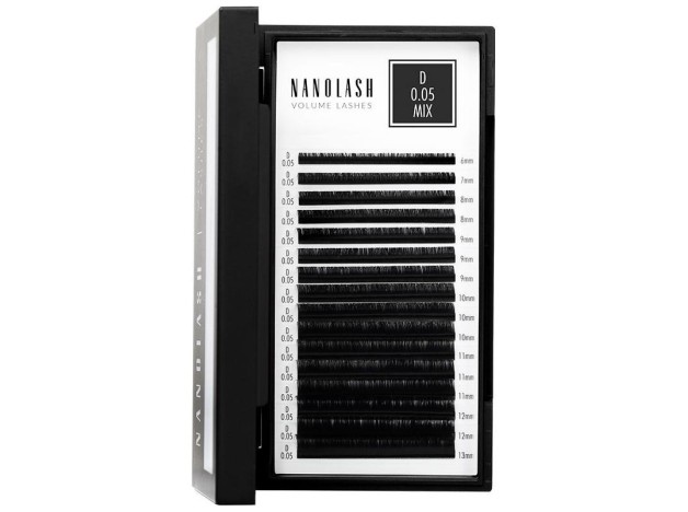 Volume Lashes Pestañas Postizas 0.05 D 6-13 Mm 1 U
