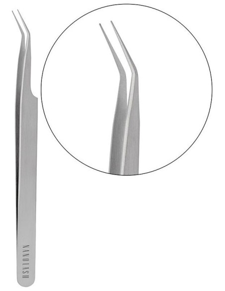 Curved Pinzas Para Pestañas 1 U
