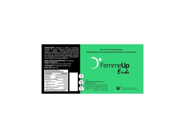 FemmeUp Endo 90 cápsulas