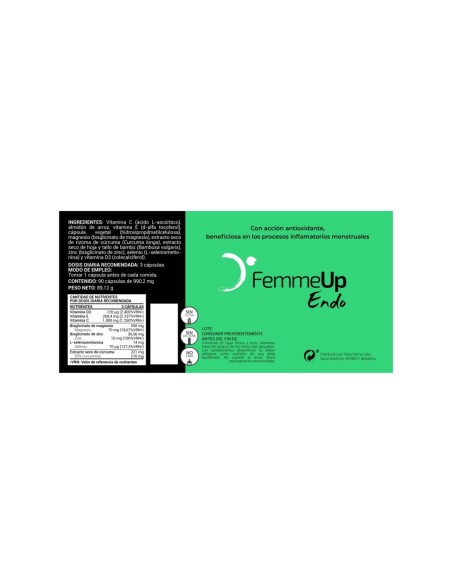 FemmeUp Endo 90 cápsulas