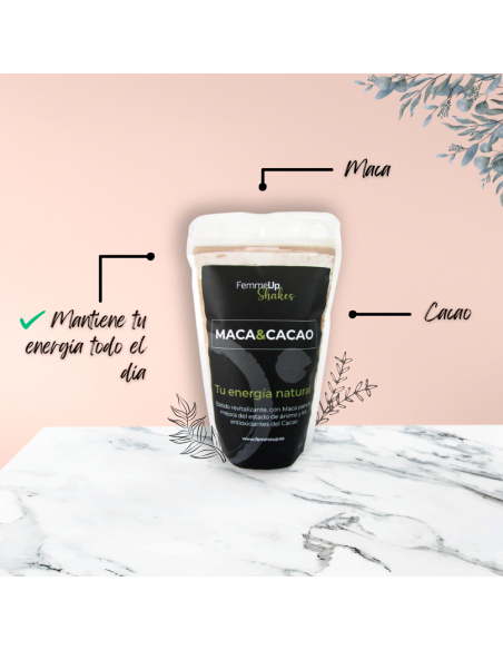 FemmeUp Shakes Maca&Cacao 200 gramos