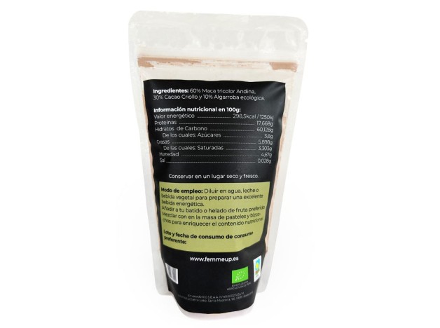 FemmeUp Shakes Maca&Cacao 200 gramos