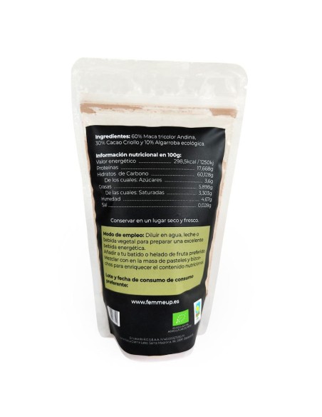 FemmeUp Shakes Maca&Cacao 200 gramos