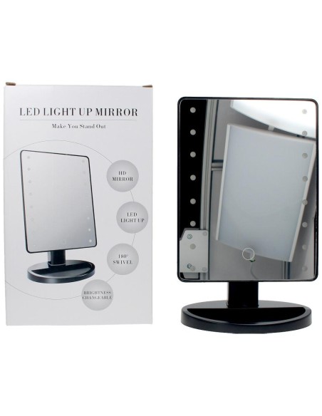 Carl%26Son Makeup Led Light Up Mirror Black 1Ud
