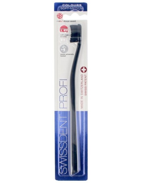 Swiss Dent Colours Cepillo De Dientes Clásico Black%26Red 1Ud