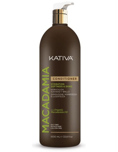 Kativa Macadamia Hydrating Conditioner 1000Ml