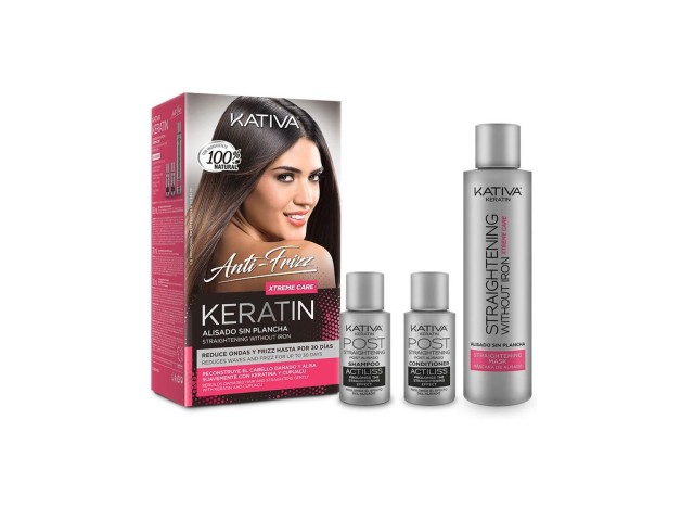 Keratin Anti-Frizz Alisado Sin Plancha Xtrem...