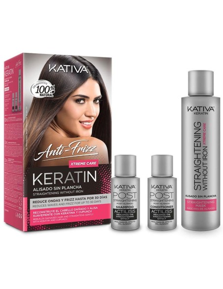 Keratin Anti-Frizz Alisado Sin Plancha Xtrem Care 30 Días