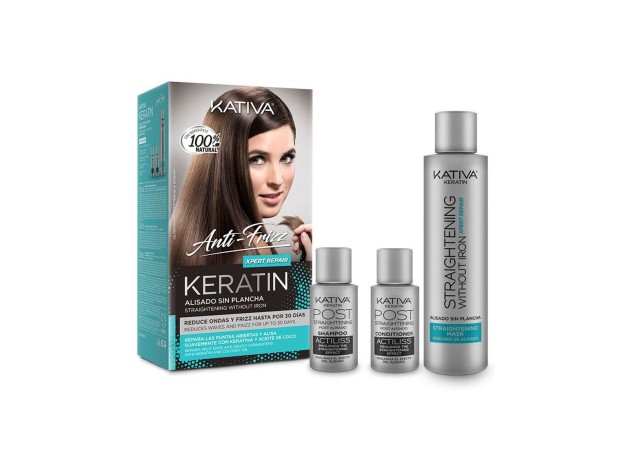 Keratin Anti-Frizz Alisado Sin Plancha Repara...
