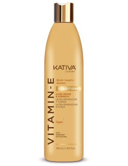 Kativa Vitamina E Biotina %26 Bamboo Conditioner 550Ml