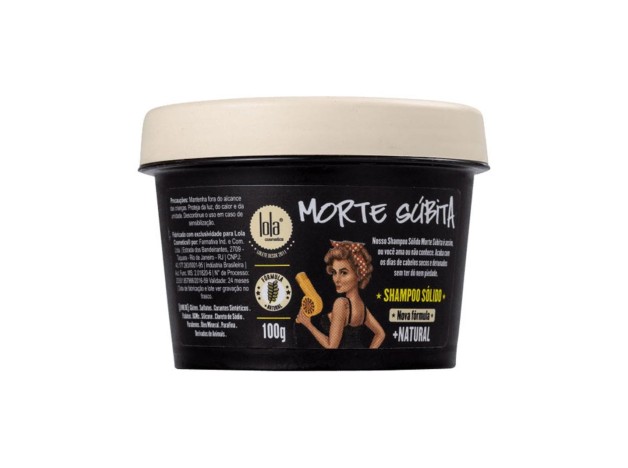 Lola Cosmetics Morte Súbita Champú Sólido Bio 100G