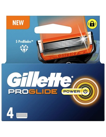 Gillette Fusion Proglide Power Recambio 4Uds